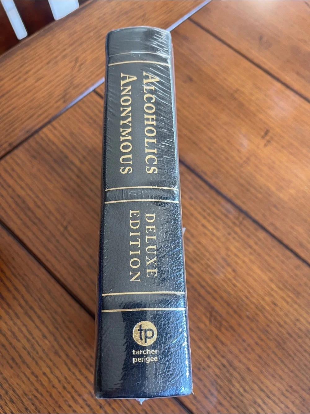 Brand New ALCOHOLICS ANONYMOUS Book 75th Anniversary Deluxe Vegan Leather Bound